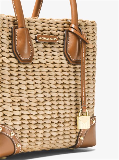 michael kors malibu straw crossbody.